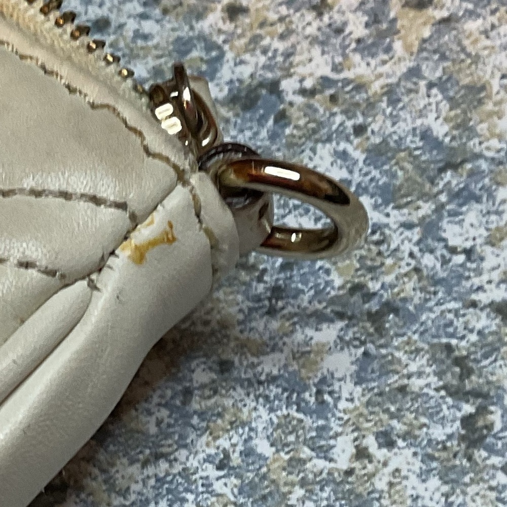 Kate Spade quilted cream clutch wristlet bag ivory gold Astor Court mini - Picture 8 of 8